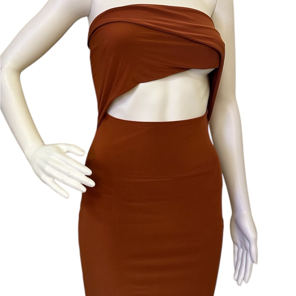 Papaya Rust Dress